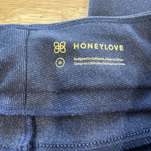 Honeylove EverReady Ponte Pant Medium Stormy Blue Casual Pull-On Slimming New - Picture 5 of 11